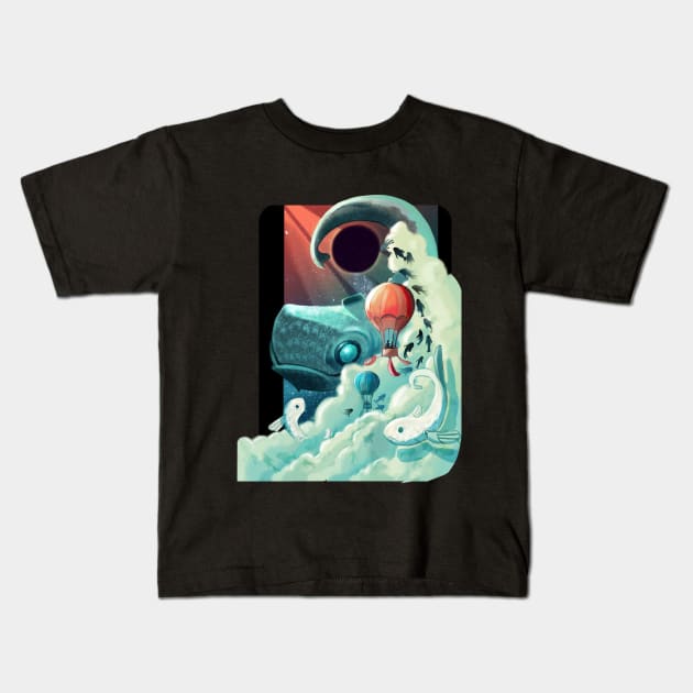 Space Oddity Kids T-Shirt by AshenShop